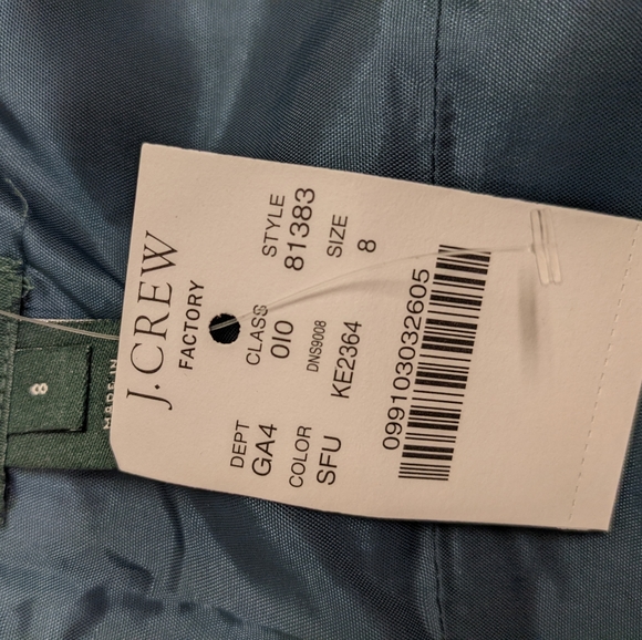 JCrew Factory Paisley Dress, Size 8 FITS LIKE A SIZE 4 - Picture 3 of 3